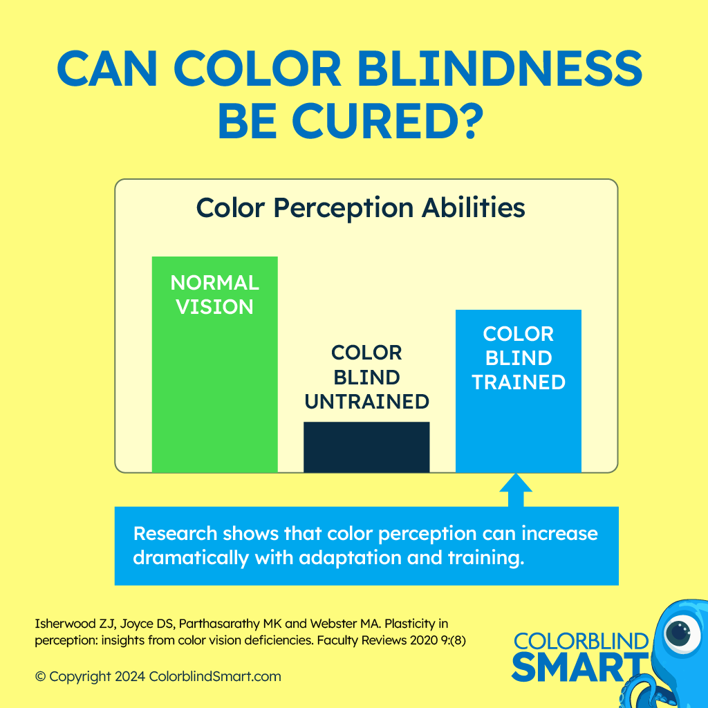 Can color blindness be cured?